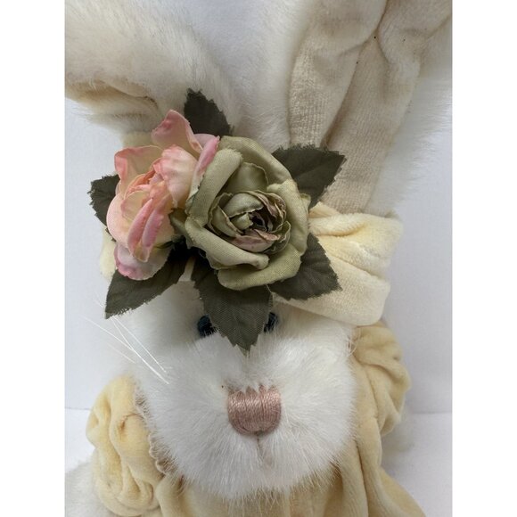 Vintage Boyds Bears Savannah Buttercup Floppy Ear Bunny Rabbit Plush Coat Hat - Picture 2 of 8